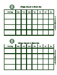 oakland athletics behavior chart